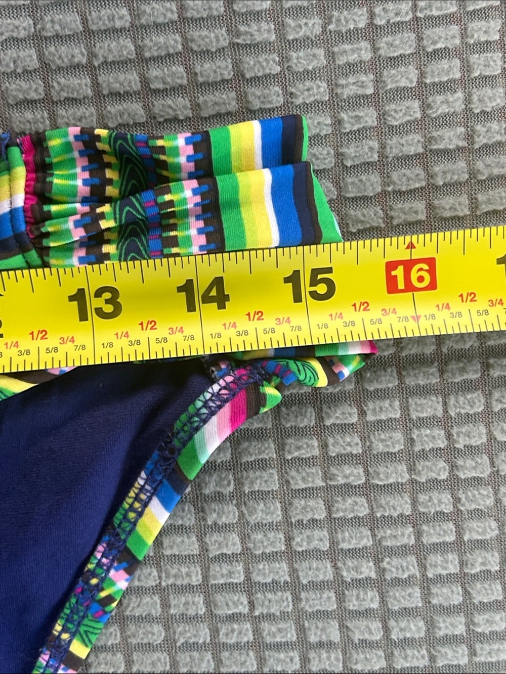 Striped Multicolor Bikini Bottom - Picture 4 of 5